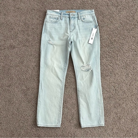 Joe's Jeans Womens Size 27 The Lara Ripped Mid Rise Cigarette Crop Slim